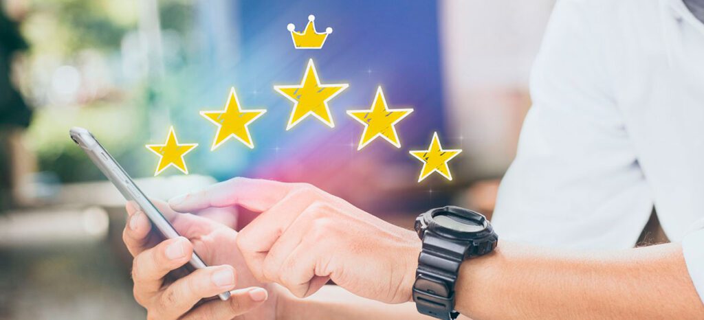 Peça e responda avaliações dos clientes